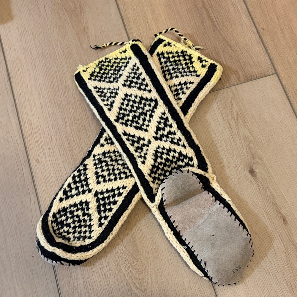 The OG dance mukluk warmup booties 💛